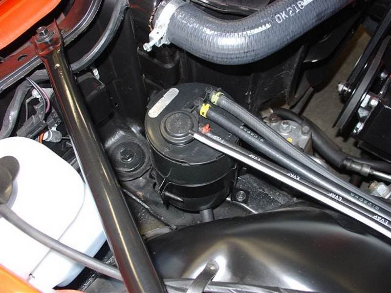 NA9 charcoal canister for 1970 Z28