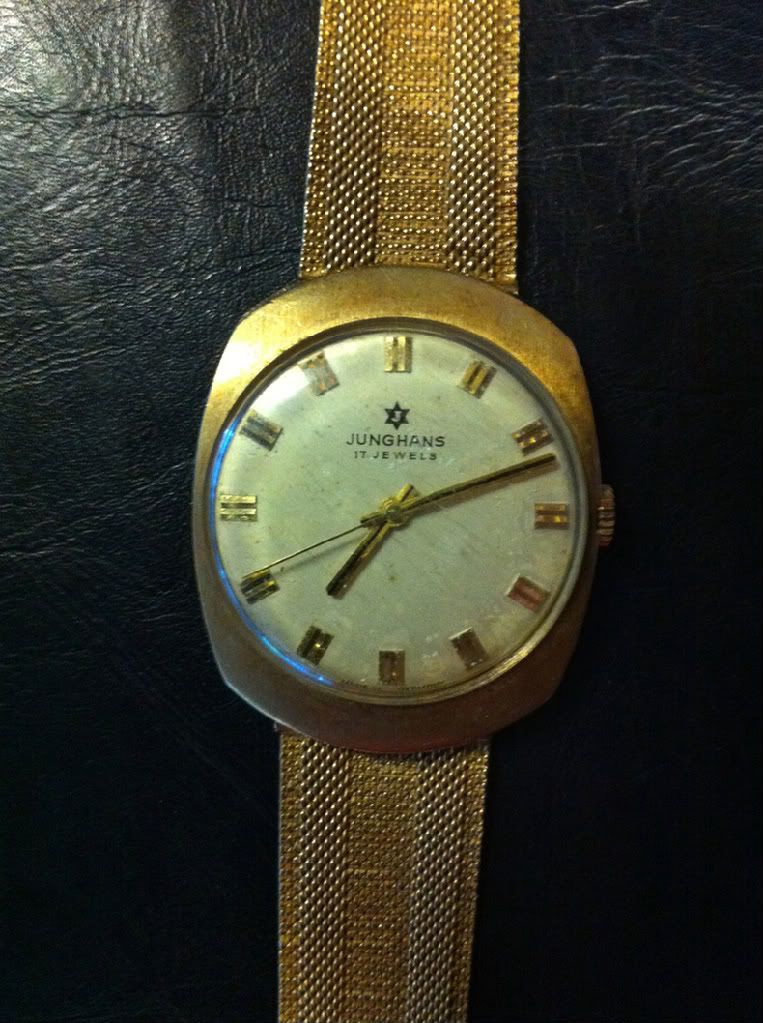 junghans gold watch