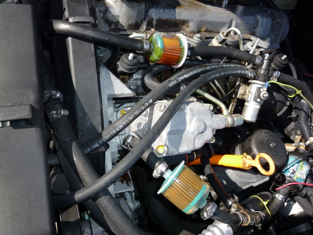 My diesel fuel is not going back to the fuel tank, it's being reused by