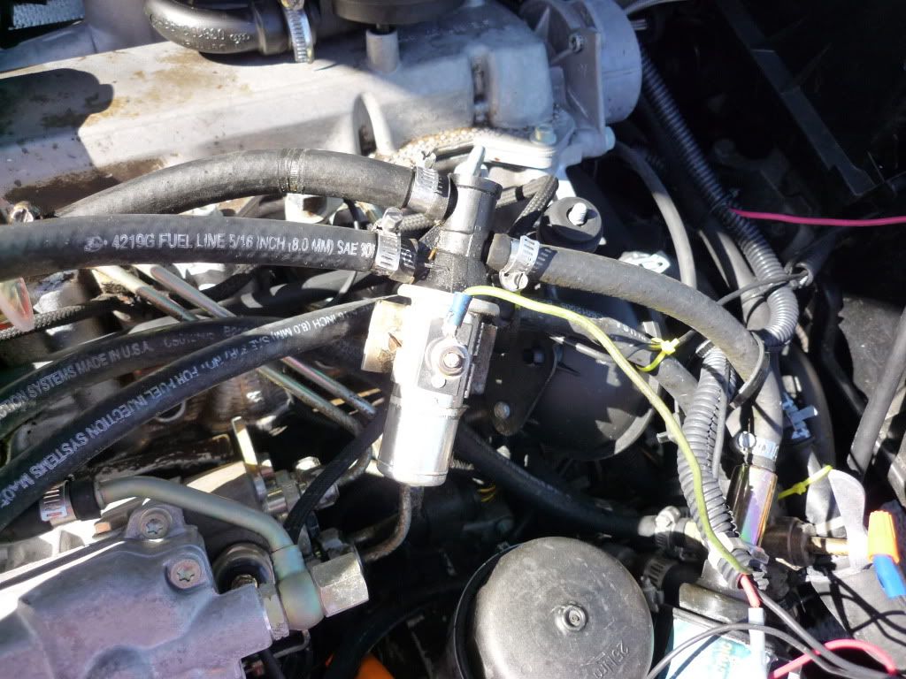 My diesel fuel is not going back to the fuel tank, it's being reused by