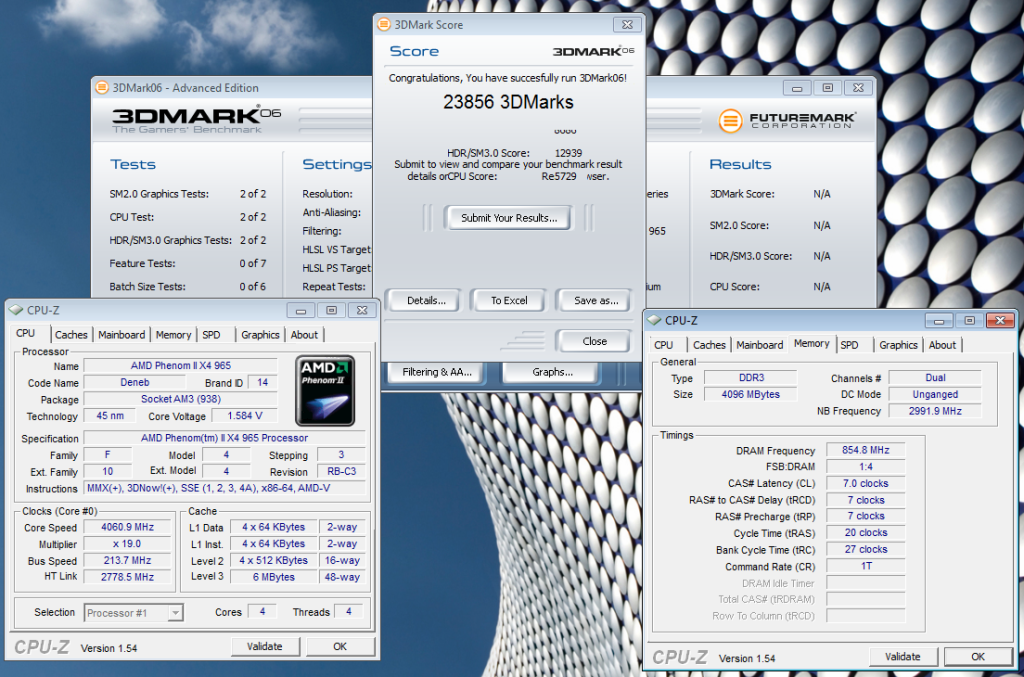 Asus Crosshair IV Formula testing