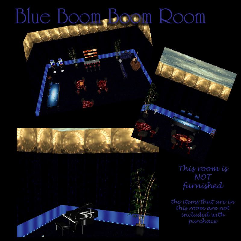 blue boom boom room