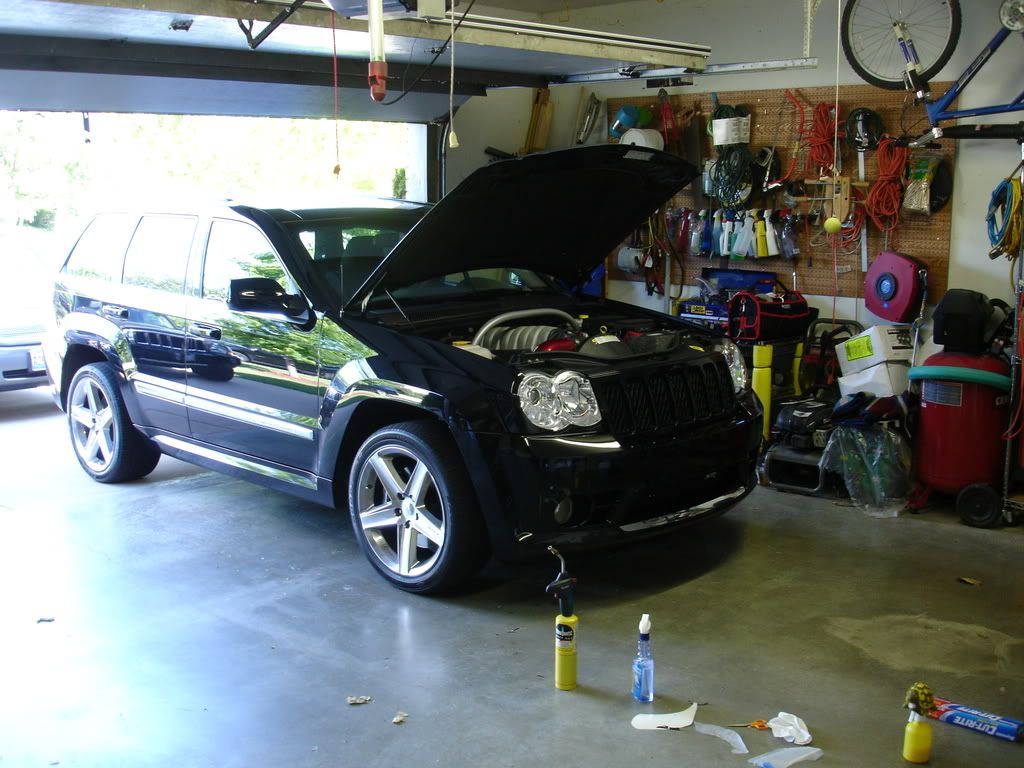 PICS '08 "JonConcept" vinyl projector headlight covers Cherokee SRT8