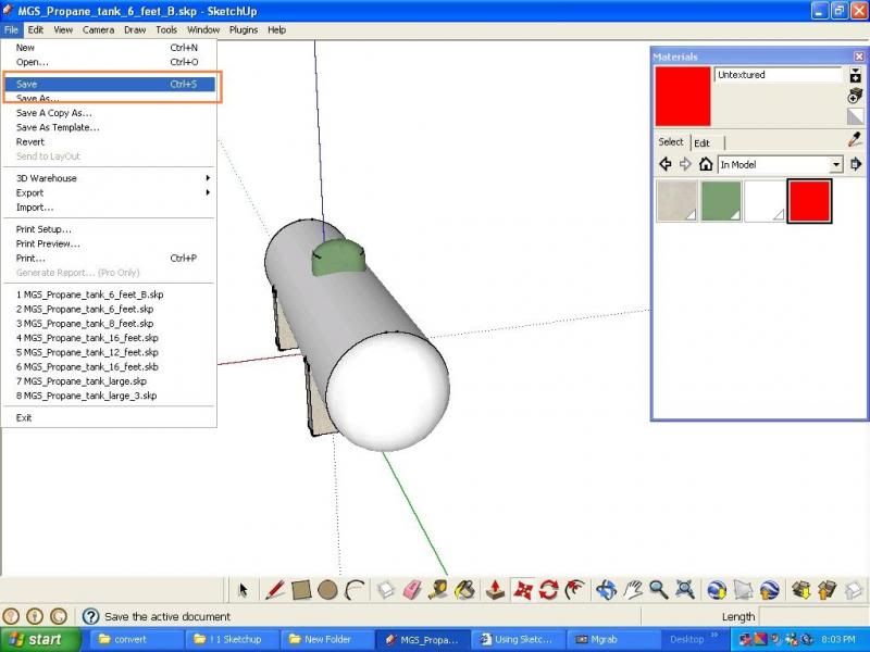 Untextured Sketchup polys removal technique