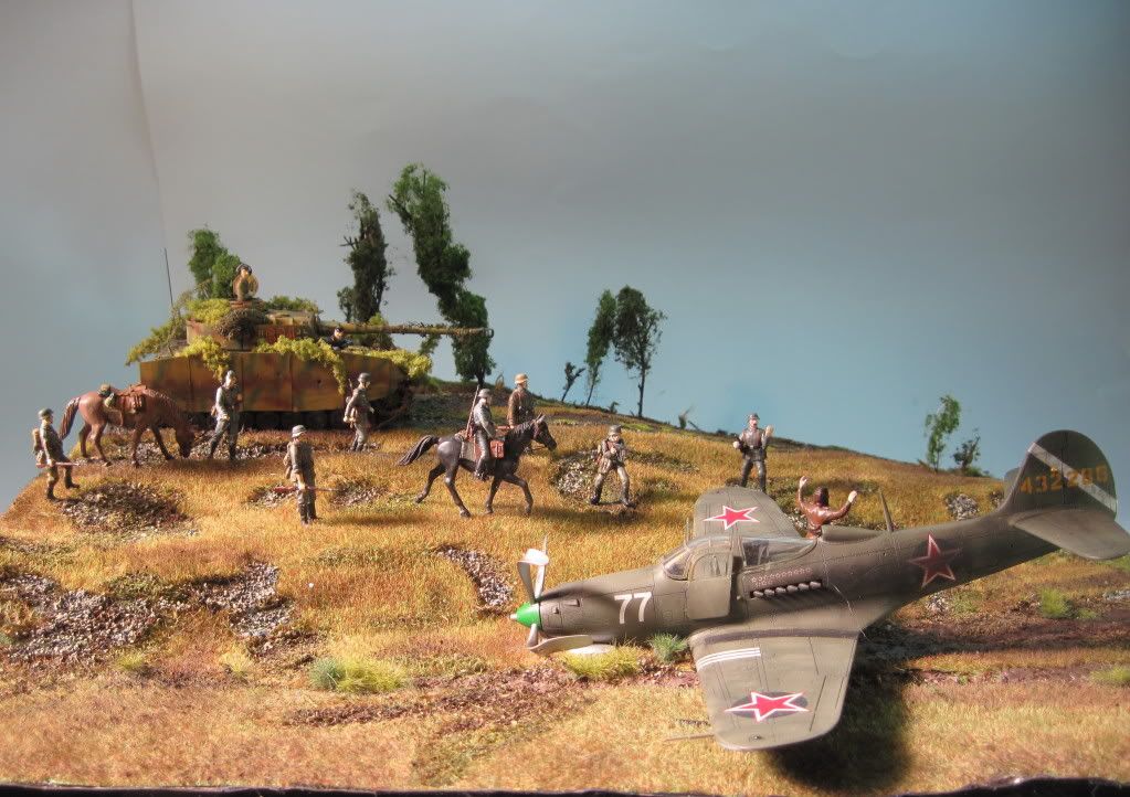 Crashed Plane Diorama