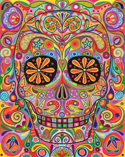 PSYCHEDELIC IMGS-SKULL Pictures, Images and Photos