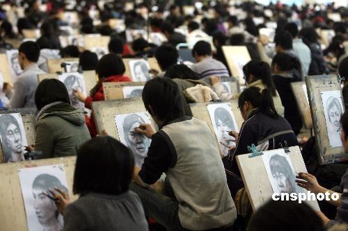 etudiant art Chine