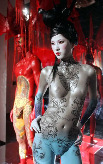body painting Shanghai