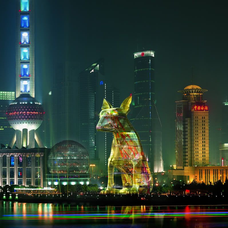 dog tower shanghai china