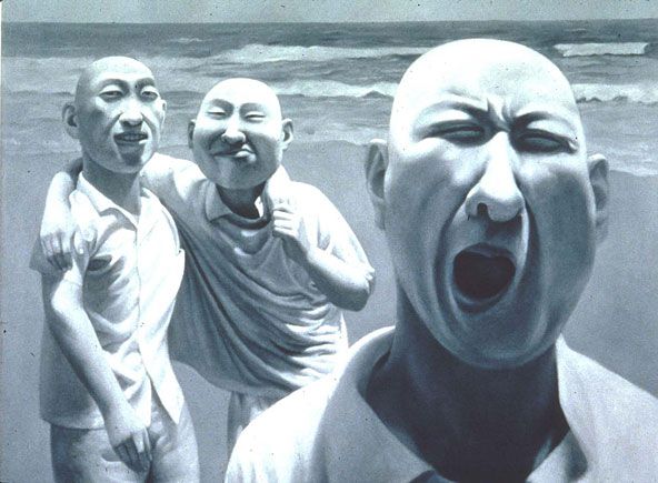 homme de Fang Lijun Chine