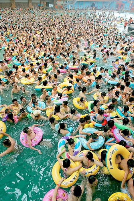 foule Chine