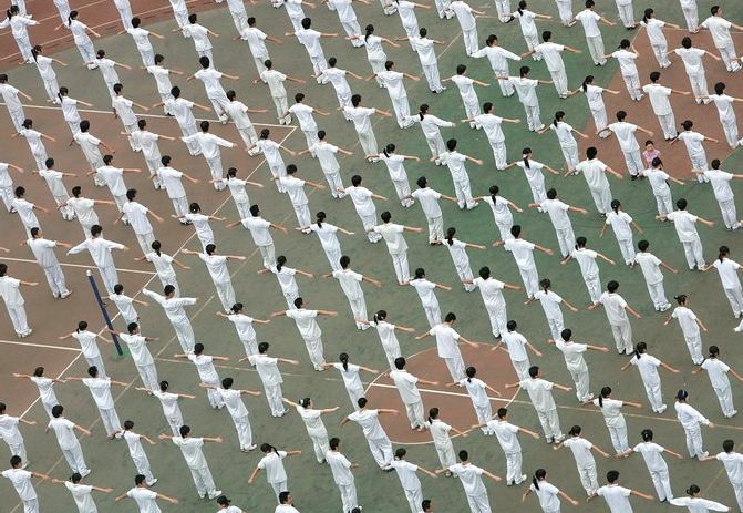 foule tai ji Chine