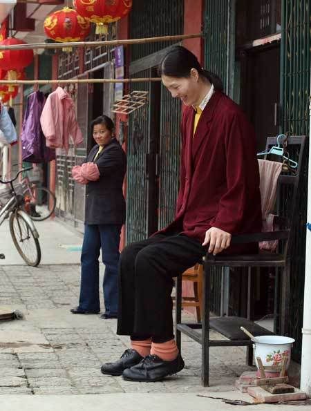 a very tall strange chinese