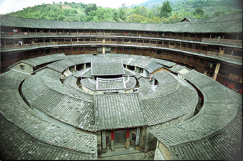 maison Hakka Tulou Chine