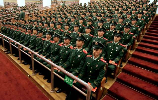 militaire de l'armee chinoise