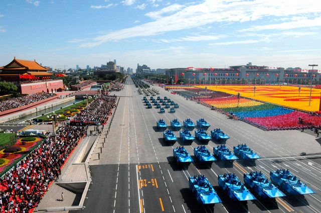 Parade fete nationale Chinoise