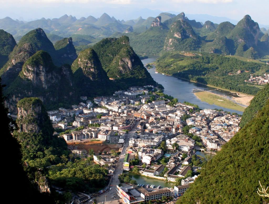 Paysages de Yangshuo en Chine
