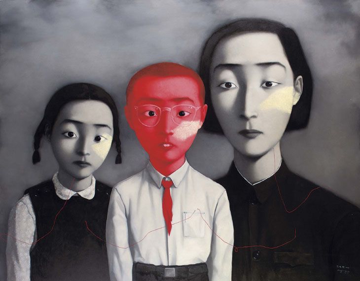 Zhang Xiaogang famille Chine