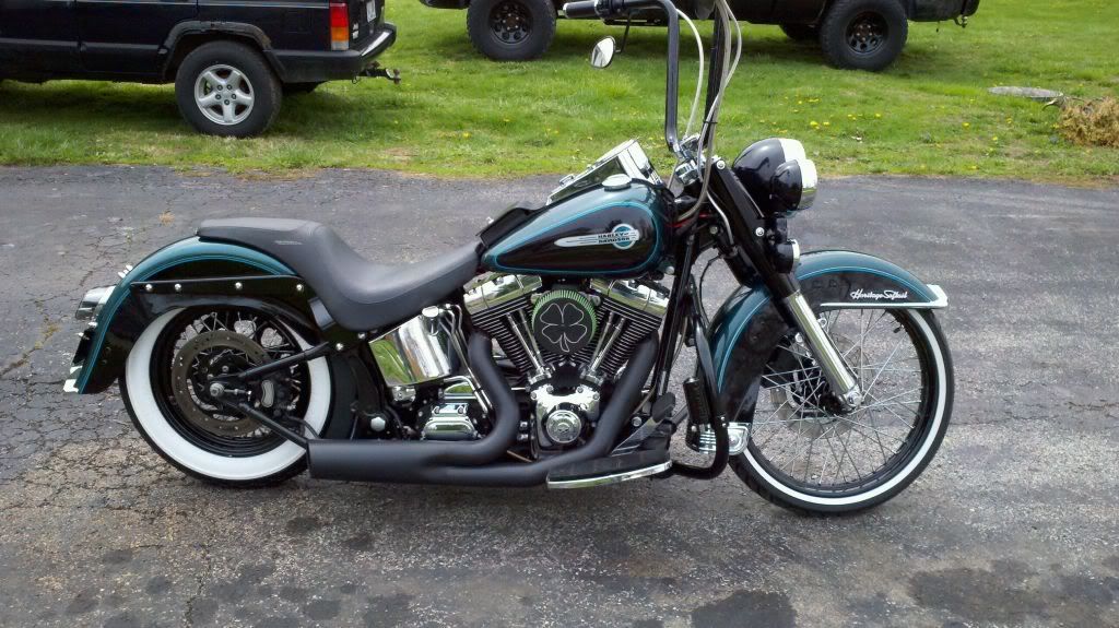 02 Heritage Softail Classic Gangster Lots Of Pics Harley Davidson Forums