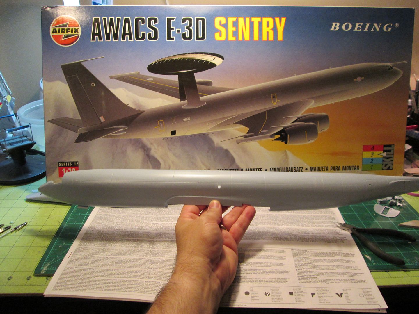 古着人気アイテム - Sentry E-3D AWACS Boeing 1/72 Airfix Work Progress in その他