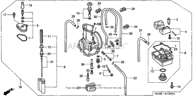 2002 Honda xr70 carburetor adjustment #6
