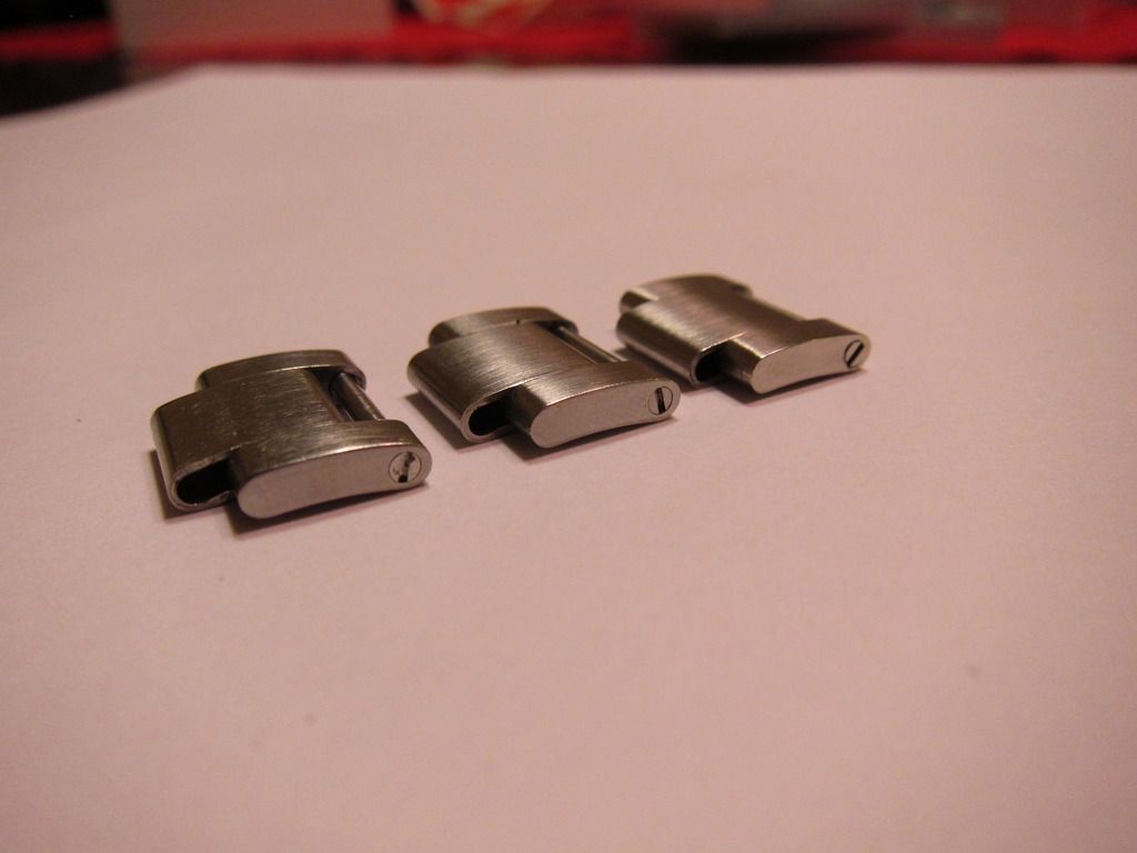 FS 3 Rolex Oyster Links, Omega Deployant, Omega Bond HalfLink