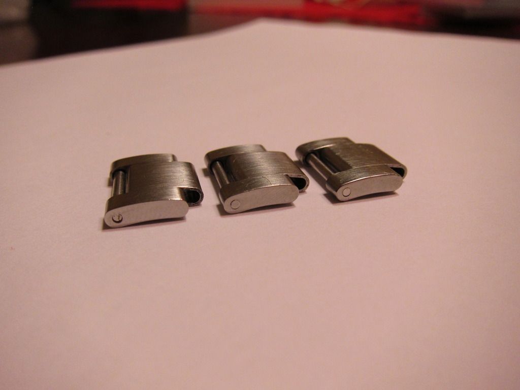 FS 3 Rolex Oyster Links, Omega Deployant, Omega Bond HalfLink