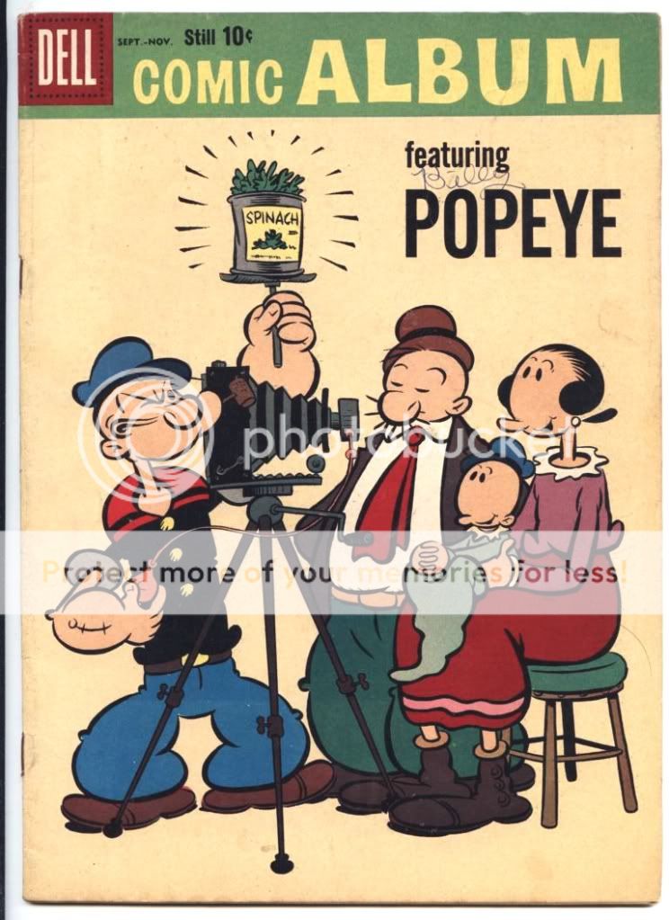 COMIC ALBUM #7 FN comic~featuring POPEYE, family & friends   