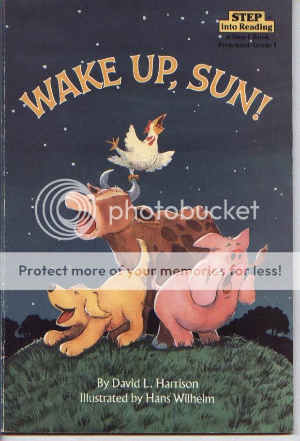Step into Reading WAKE UP, SUN,Preschool Grade 1, Book  