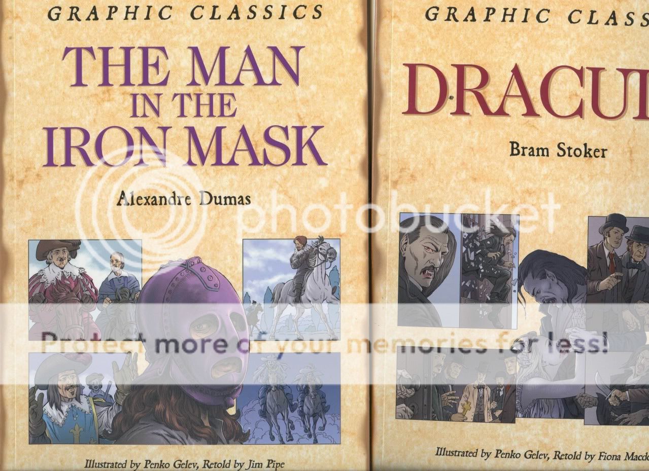 comics Graphic classics MAN~IRON MASK & DRACULA NM  