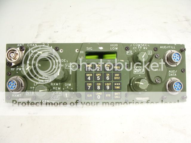 SINCGARS AN/PRC-119 Military Manpack Radio Front Digital Control Panel Set!