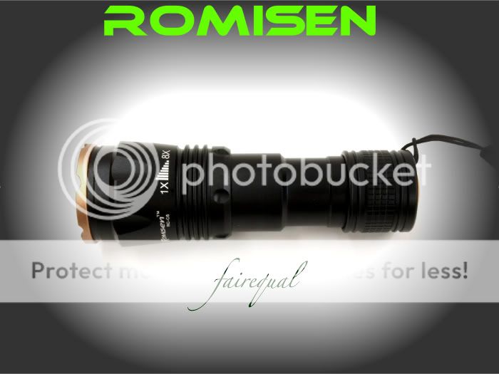 8X ZOOM Mini ROMISEN 170 Lm CREE Q3 LED Lampe Torche  