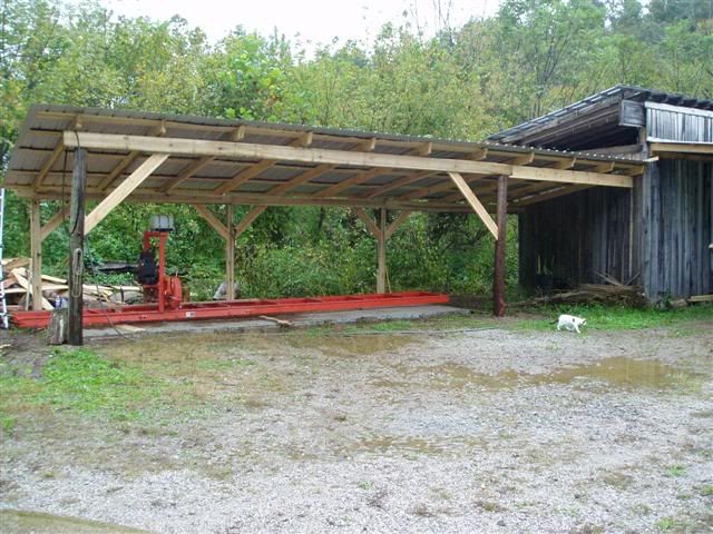 My Sawmill Shed Build Page 2 Arboristsite.com