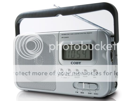 New Coby CX39 Portable Am FM SW1 2 Shortwave Radio with Digital